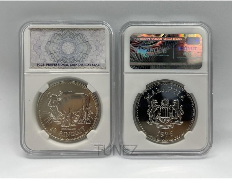 PCCB MINGT 10PCS 27MM Coin Slab Display Acrylic Coin Holder Collection Casing Protector Storage Case for Coin Collection and Supplies - Image 4